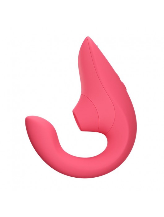 Розовый вибромассажер для двойной стимуляции Womanizer Blend - Womanizer