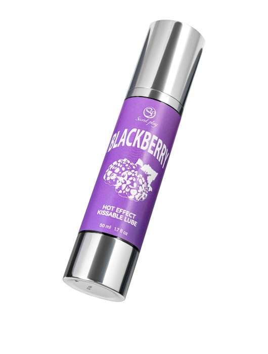 Массажное масло 2-в-1 Blackberry Hot Effect с разогревающим эффектом и вкусом ежевики - 50 мл. - Secret Play - купить с доставкой в Химках