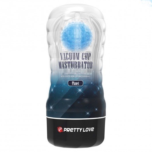 Прозрачный текстурированный мастурбатор Vacuum Cup Masturbator Planet - Baile - в Химках купить с доставкой