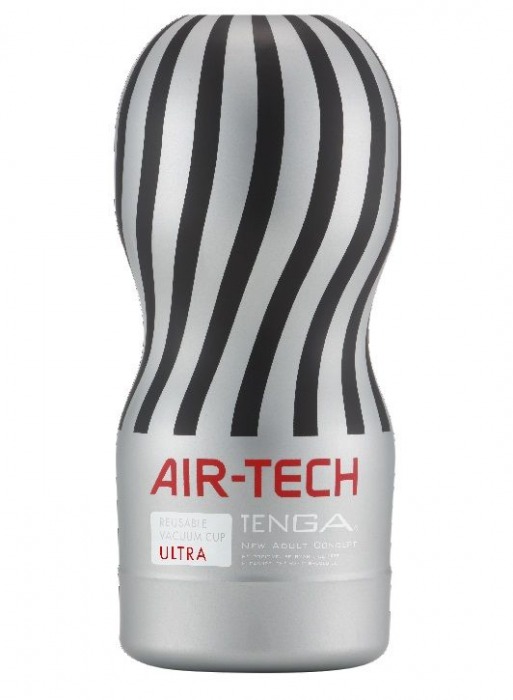 Серый мастурбатор Reusable Vacuum CUP ULTRA - Tenga - в Химках купить с доставкой