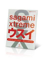 Ультратонкий презерватив Sagami Xtreme SUPERTHIN - 1 шт. - Sagami - купить с доставкой в Химках