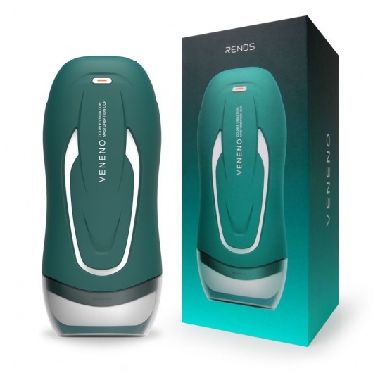 Зеленый вибромастурбатор с голосовым сопровождением Veneno - Rends - в Химках купить с доставкой