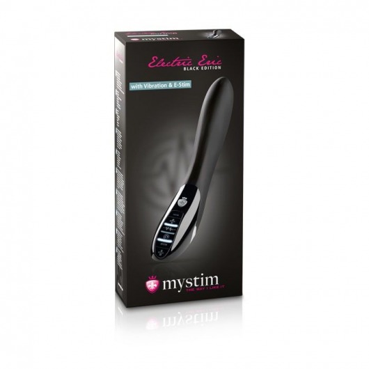 Черный вибратор с миостимуляцией Mystim Electric Eric Black Edition - 27 см. - MyStim - купить с доставкой в Химках