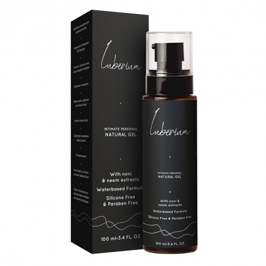 Интимный гель на водной основе с экстрактами нони и нима Luberium Natural Gel - 100 мл. - Luberium - купить с доставкой в Химках