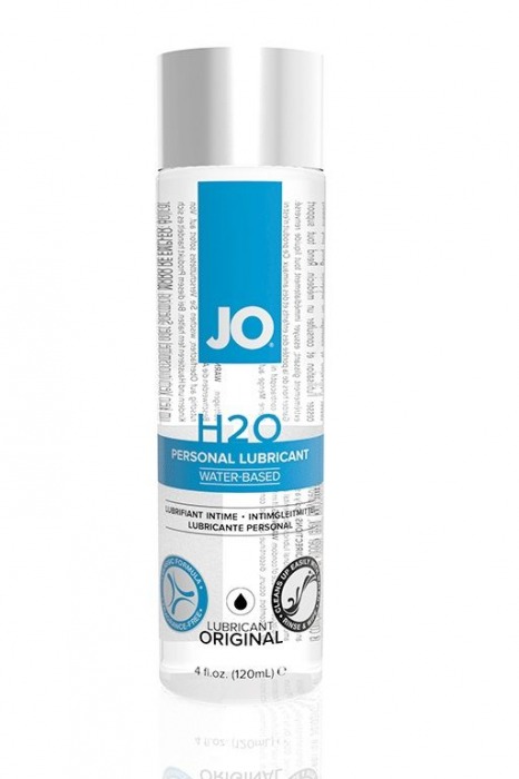 Нейтральный лубрикант на водной основе JO Personal Lubricant H2O - 120 мл. - System JO - купить с доставкой в Химках