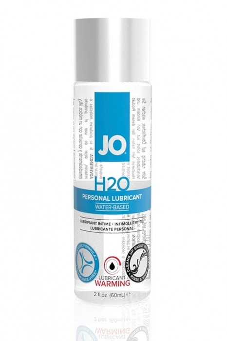 Возбуждающий лубрикант на водной основе JO Personal Lubricant H2O Warming - 60 мл. - System JO - купить с доставкой в Химках