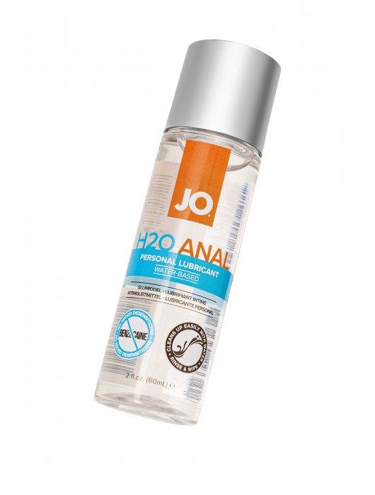 Анальный лубрикант на водной основе JO Anal H2O - 60 мл. - System JO - купить с доставкой в Химках