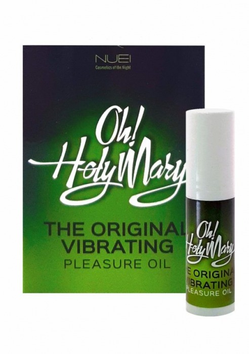 Масло унисекс с эффектом вибрации Oh! Holy Mary - 6 мл. - Nuei cosmetics - купить с доставкой в Химках