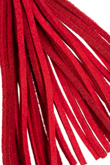 Зажимы на соски «Вилки» с красными кисточками из замши - Pecado - купить с доставкой в Химках