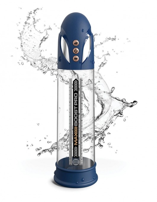 Синяя вакуумная автоматическая помпа Max Boost Pro Flow - Pipedream - в Химках купить с доставкой