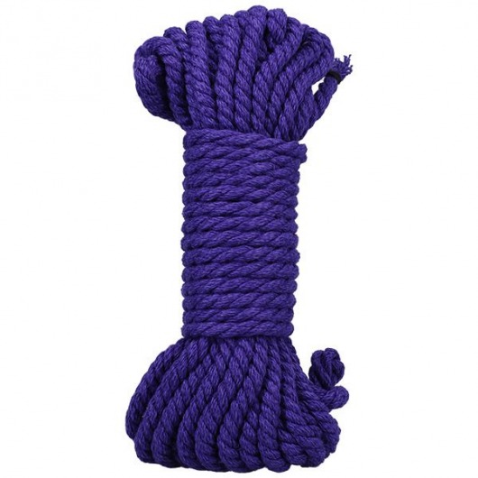 Фиолетовая верёвка для связывания и фиксации Bind Tie - 9,14 м. - Doc Johnson - купить с доставкой в Химках