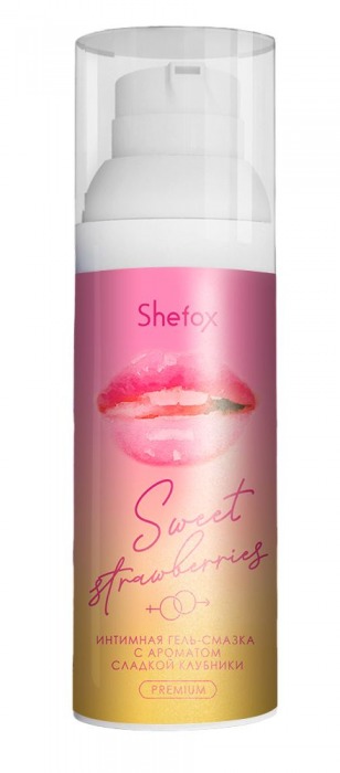 Интимная гель-смазка Shefox Premium «Сладкая клубника» - 50 мл. - Shefox - купить с доставкой в Химках