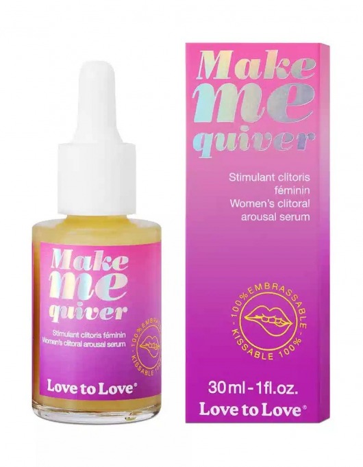 Возбуждающие капли для клитора Make Me Quiver - 30 мл. - Love to Love - купить с доставкой в Химках