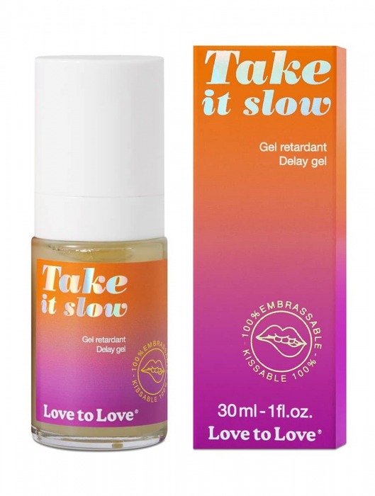 Пролонгирующий гель для мужчин Take It Slow - 30 мл. - Love to Love - купить с доставкой в Химках