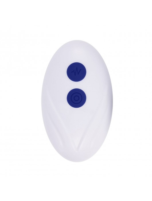 Синее эрекционное виброкольцо с клиторальной подушечкой и пультом ДУ Adjustable Fun Ring - Zero Tolerance - в Химках купить с доставкой