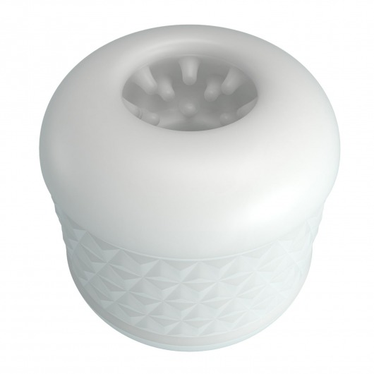 Белый сквозной мастурбатор Crystle - Baile - в Химках купить с доставкой