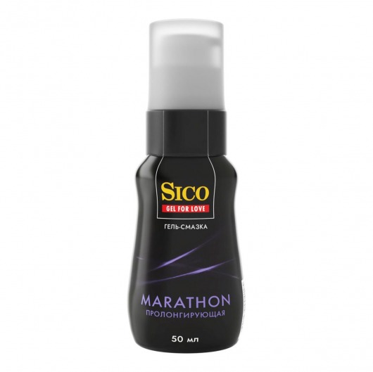 Пролонгирующая гель-смазка Sico Marathon - 50 мл. - Sico - купить с доставкой в Химках