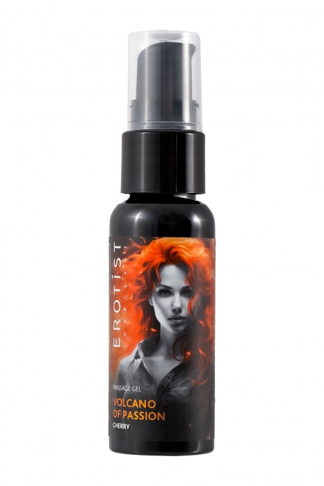 Гель с эффектом вибрации Volcano Of Passion со вкусом вишни - 25 мл. - Erotist Lubricants - купить с доставкой в Химках