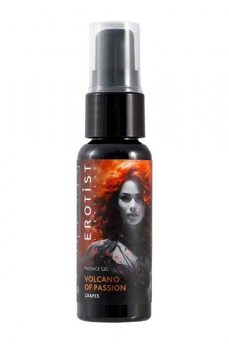 Гель с эффектом вибрации Volcano Of Passion со вкусом винограда - 25 мл. - Erotist Lubricants - купить с доставкой в Химках