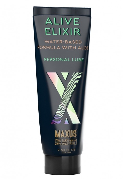Интимный гель на водной основе MAXUS Alive Elixir - 75 мл. - Maxus - купить с доставкой в Химках