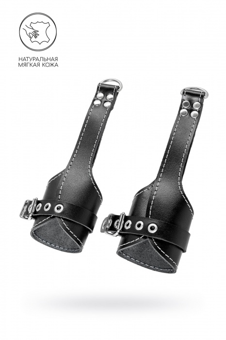 Черные подвесы с белой строчкой - Pecado - купить с доставкой в Химках