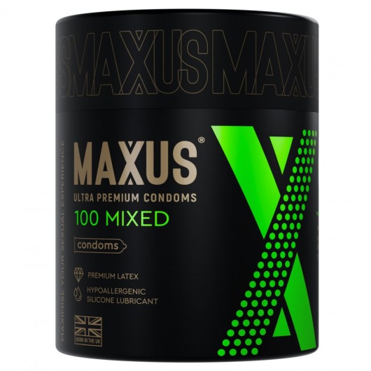 Презервативы MAXUS Mixed - 100 шт. - Maxus - купить с доставкой в Химках