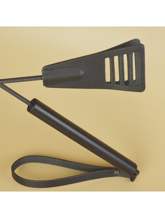 Черный кожаный стек «Сириус» - 60 см. - Sitabella - купить с доставкой в Химках