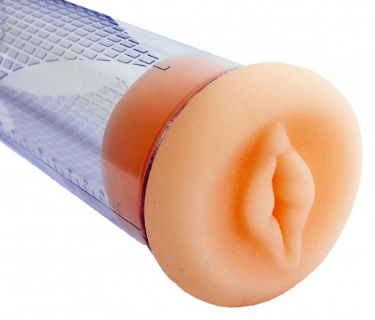 Телесный уплотнитель для вакуумной помпы в виде вагины - Boys of Toys - в Химках купить с доставкой