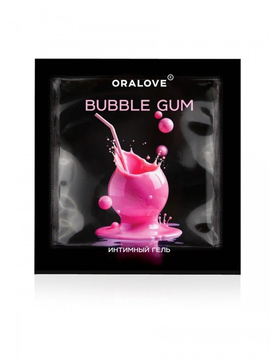 Саше съедобной оральной смазки OraLove с ароматом бабл-гам - 3 гр. - Биоритм - купить с доставкой в Химках