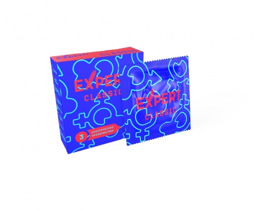 Классические презервативы Expert Classic - 3 шт. - Expert - купить с доставкой в Химках