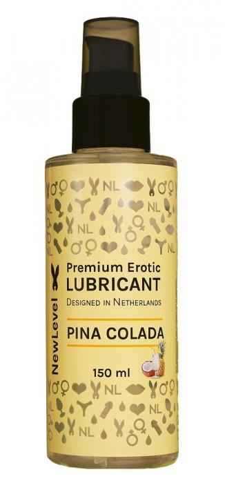 Ароматизированный лубрикант на водной основе NewLevel Pina Colada - 150 мл. - NewLevel - купить с доставкой в Химках