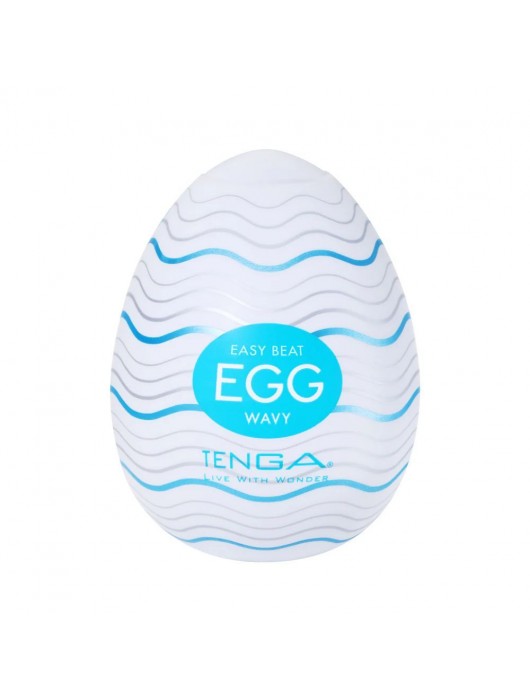 Мастурбатор-яйцо Tenga Egg Wavy - Tenga - в Химках купить с доставкой