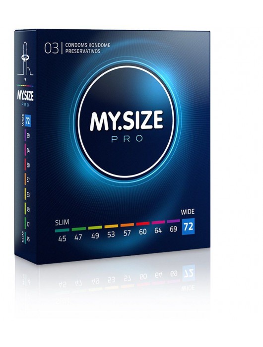 Презервативы MY.SIZE размер 72 - 3 шт. - My.Size - купить с доставкой в Химках
