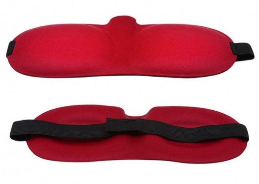 Красная глухая маска на резинке - Sitabella - купить с доставкой в Химках