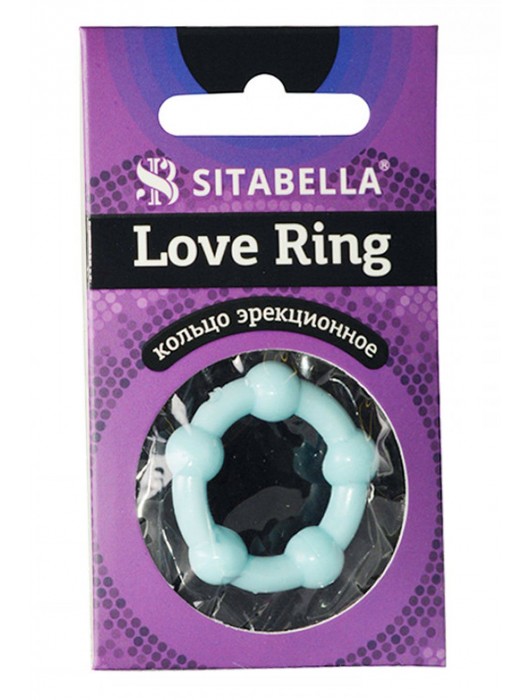 Цветное эрекционное кольцо Love Ring с бусинами - Sitabella - в Химках купить с доставкой