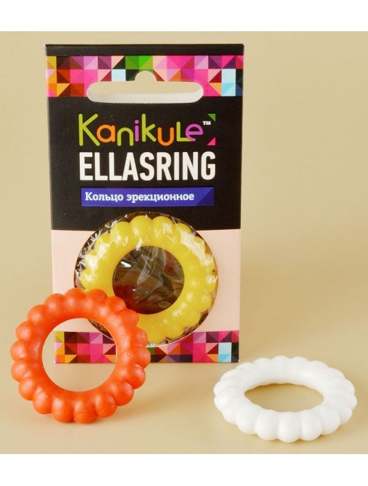 Цветное рельефное эрекционное кольцо Ellasring - Sitabella - в Химках купить с доставкой