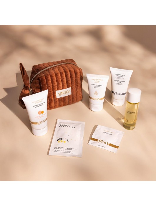 Набор YESforLOV La Trousse Enchantée в коричневой косметичке - YESforLOV - купить с доставкой в Химках