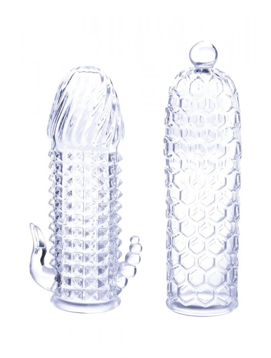 Набор из 2 прозрачных насадок на член Seductive Tickler Sleeves Set - NMC - в Химках купить с доставкой