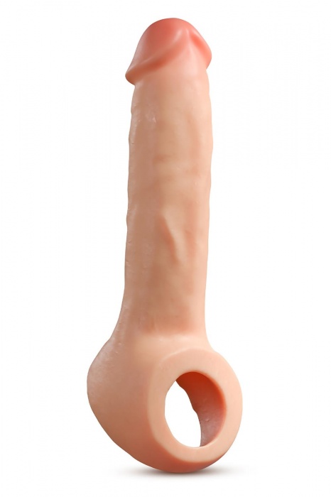 Телесная насадка-удлинитель Thrive 8.75 Inch Realistic Penis Extender Sleeve - 22,2 см. - Blush Novelties - в Химках купить с доставкой