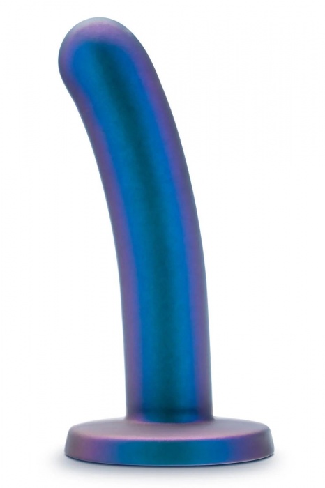 Синяя насадка с гладкой поверхностью Surrender 5.75 Inch Intermediate Pegging Dildo - 14,6 см. - Blush Novelties - купить с доставкой в Химках