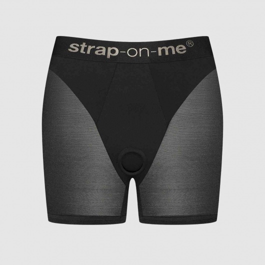 Трусики-шорты для фиксации насадок Strap-on-me Harness Lingerie Halo - size XS - Strap-on-me - купить с доставкой в Химках