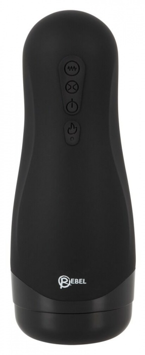 Черный вибромастурбатор с подогревом Masturbator with 3 Functions - Orion - в Химках купить с доставкой