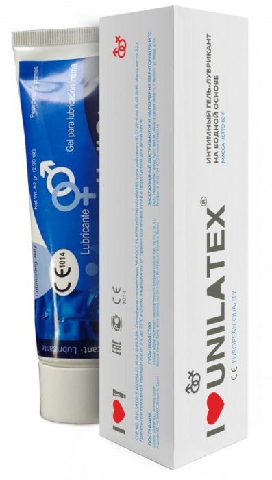 Лубрикант на водной основе Unilatex Gel - 80 мл. - Unilatex - купить с доставкой в Химках