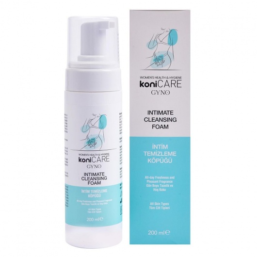 Пенка для интимной гигиены Konicare Gyno Intimate Cleasing Foam - 200 мл. - JoyDrops - купить с доставкой в Химках
