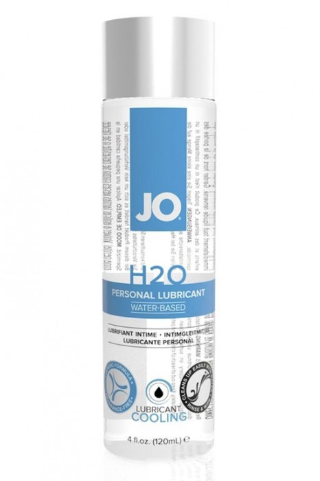 Охлаждающий лубрикант на водной основе JO Personal Lubricant H2O COOLING - 120 мл. - System JO - купить с доставкой в Химках
