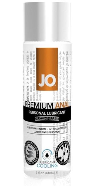Анальный охлаждающий лубрикант на силиконовой основе JO PREMIUM ANAL COOLING - 60 мл. - System JO - купить с доставкой в Химках