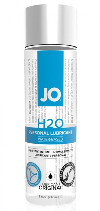 Нейтральный лубрикант на водной основе JO Personal Lubricant H2O - 240 мл. - System JO - купить с доставкой в Химках