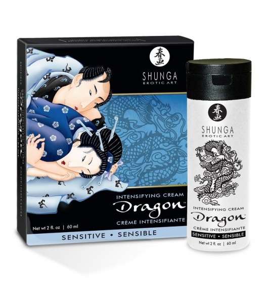 Интимный мужской крем SHUNGA DRAGON SENSITIVE - 60 мл. - Shunga - купить с доставкой в Химках