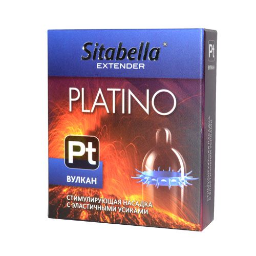 Стимулирующая насадка с усиками Platino  Вулкан - Sitabella - купить с доставкой в Химках