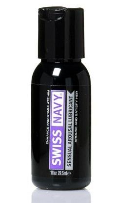 Возбуждающий гель-лубрикант на водной основе Sensual Arousal Lubricant  - 29,5 мл. - Swiss navy - купить с доставкой в Химках